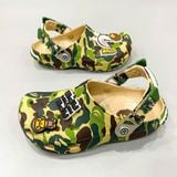  Dép Sục Classic Dinas Bape Ape Camo Trẻ Em Xuất Khẩu 