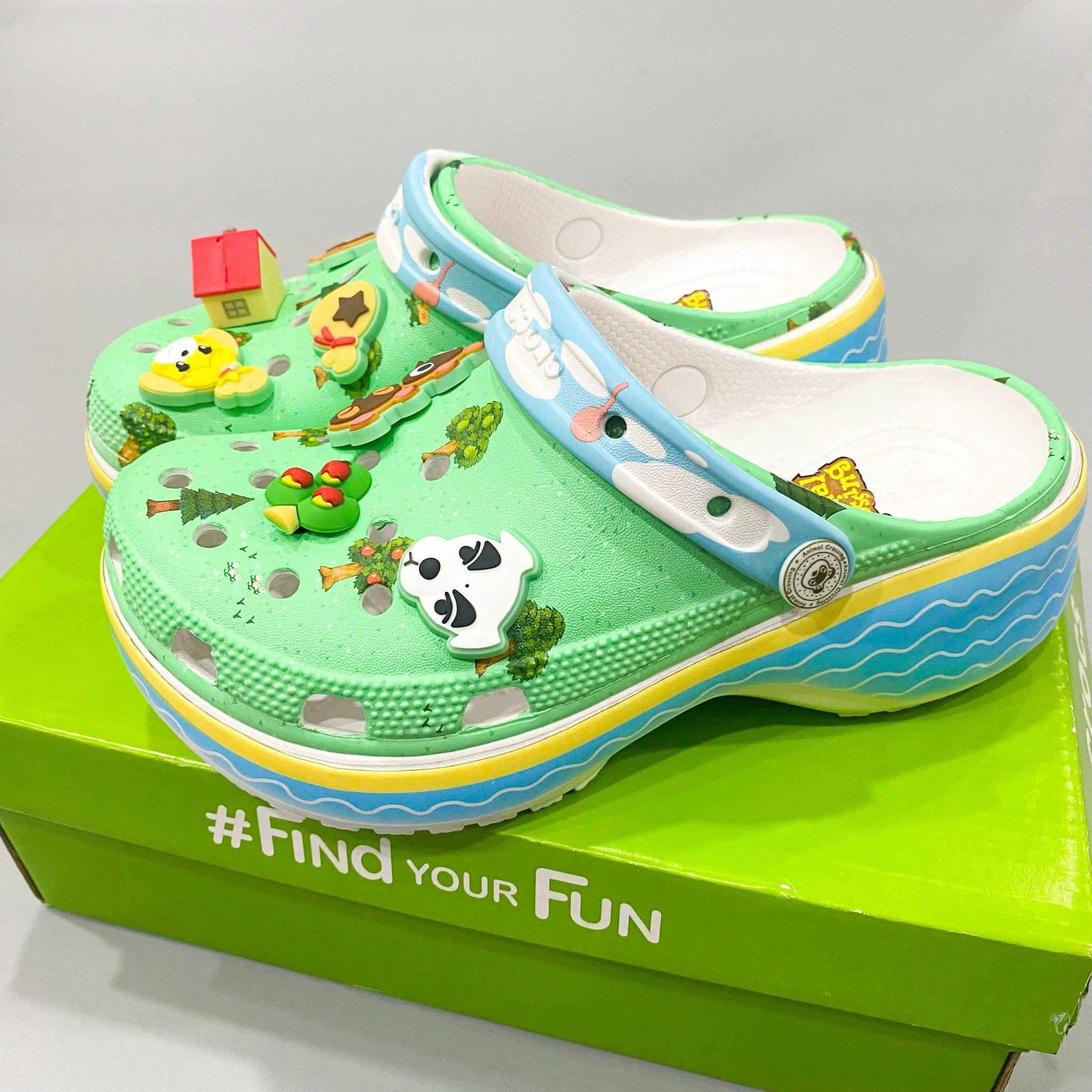  Dép sục dinas classic platform animal crossing nữ 