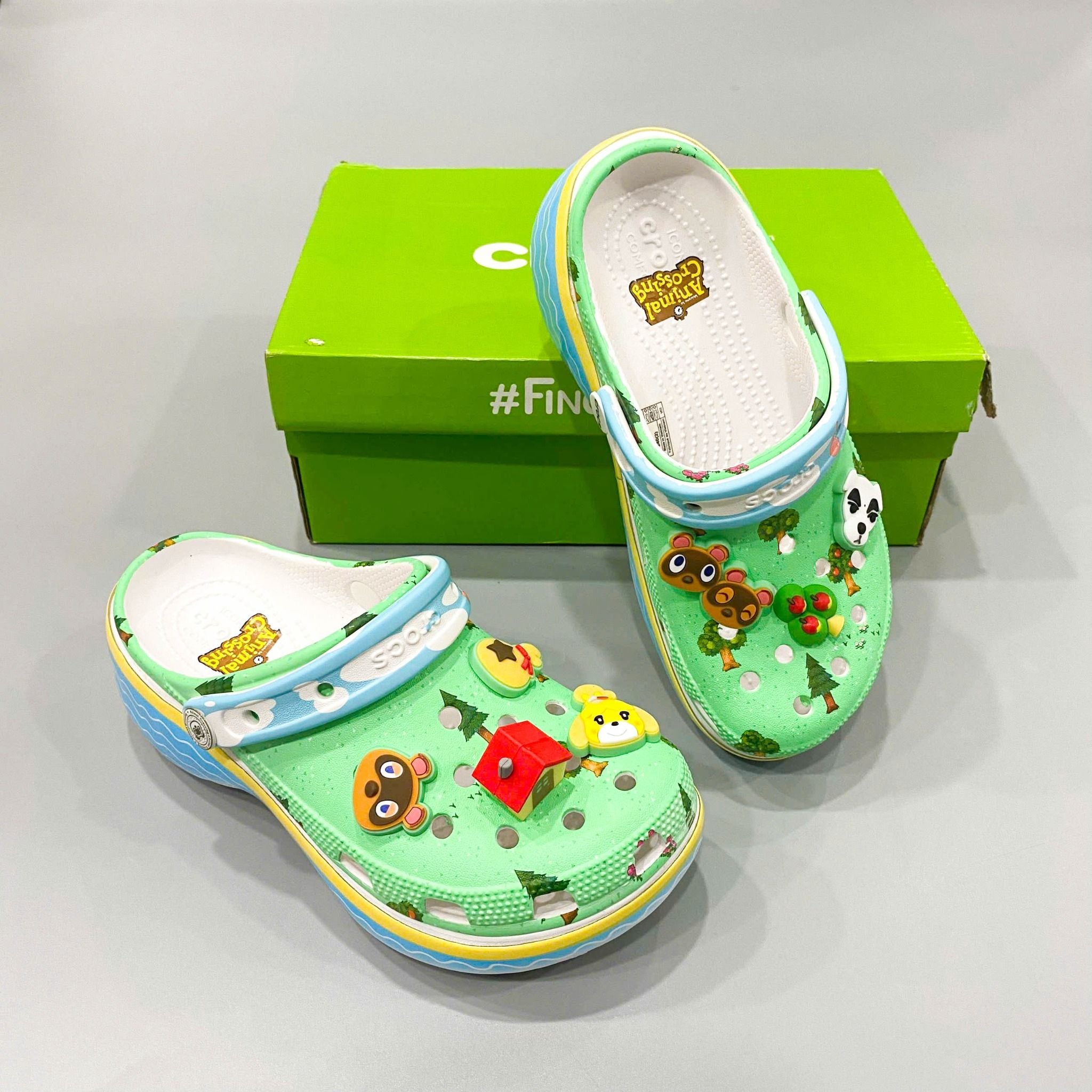  Dép sục dinas classic platform animal crossing nữ 