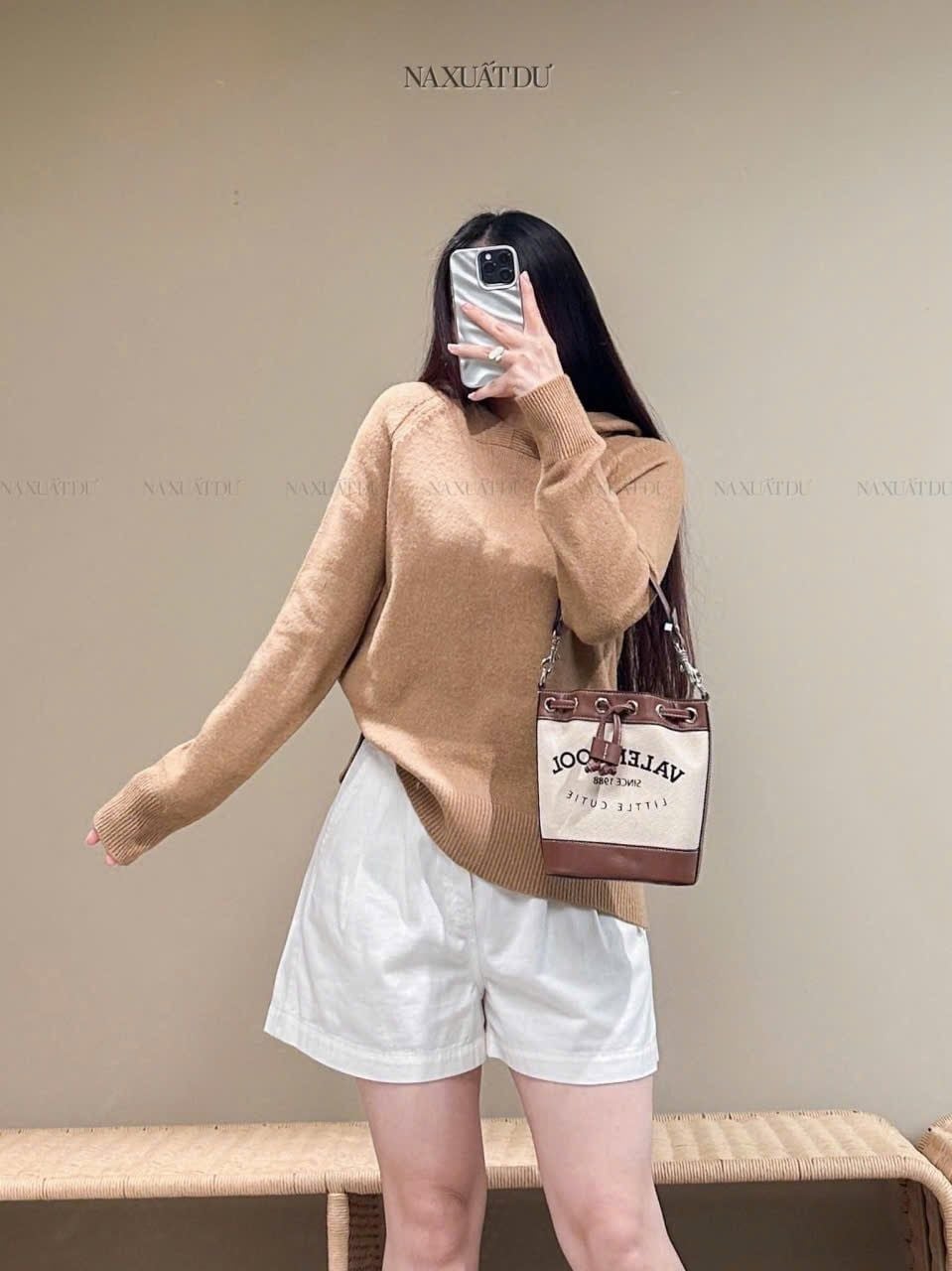  Áo len hoodie nữ hàn xịn 
