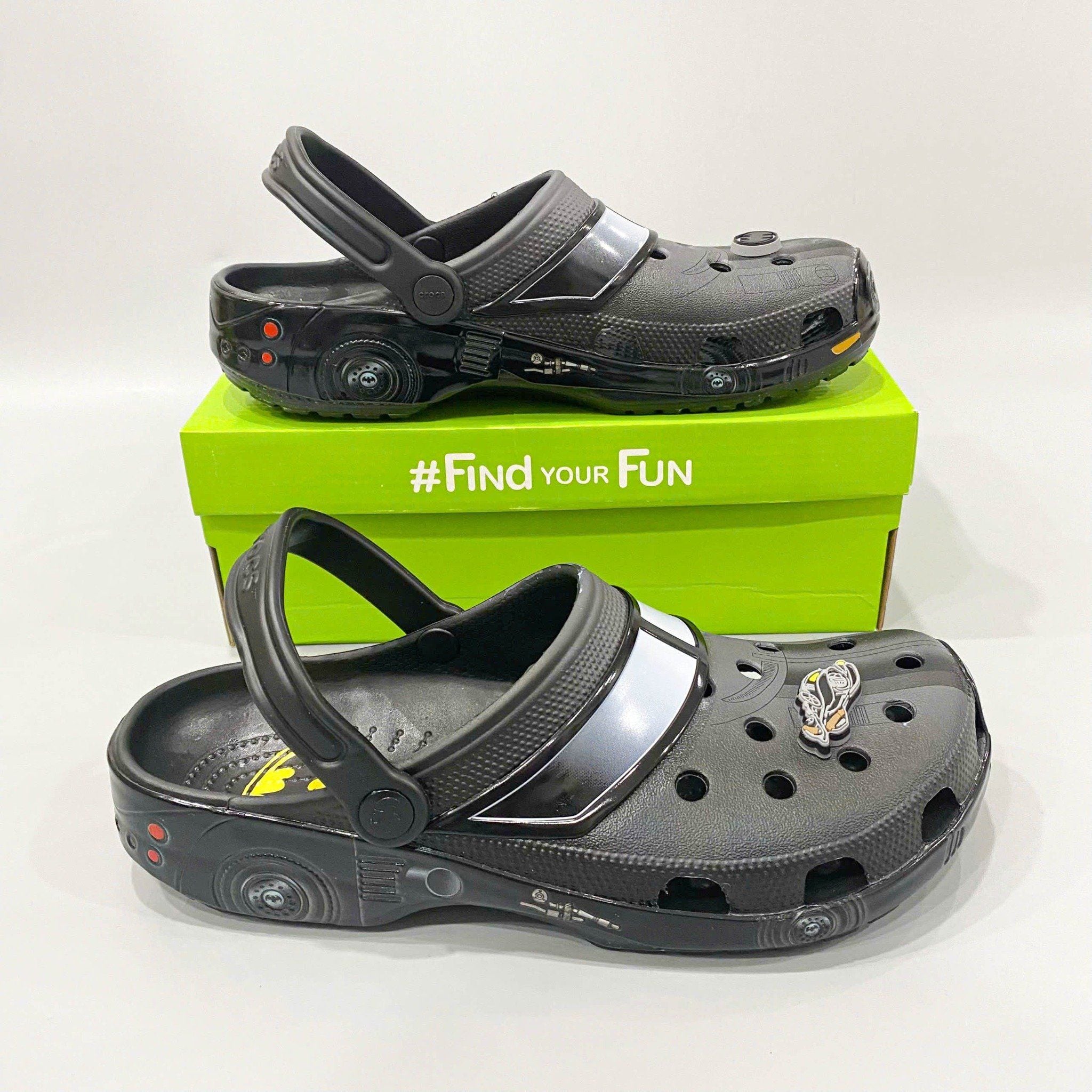  Dép sục Dinas Classic Clog Batman Batmobile nam nữ xuất khẩu 