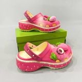  Dép Sục Dinas Classic Platform Lotso Gấu Dâu 5 Phân Nữ Xuất Khẩu 