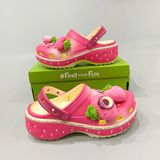  Dép sục Dinas Classic Platform Lotso Gấu dâu 5 phân nữ 