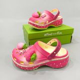  Dép Sục Dinas Classic Platform Lotso Gấu Dâu 5 Phân Nữ Xuất Khẩu 