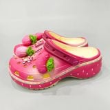  Dép sục Dinas Classic Platform Lotso Gấu dâu 5 phân nữ 