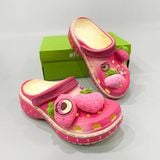  Dép Sục Dinas Classic Platform Lotso Gấu Dâu 5 Phân Nữ Xuất Khẩu 