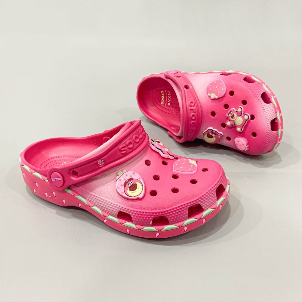  Dép sục Dinas Classic Lotso Gấu Dâu trẻ em 