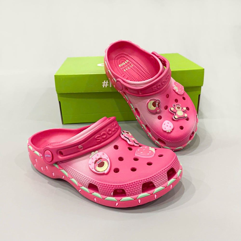  Dép sục Dinas Classic Lotso Gấu Dâu trẻ em 