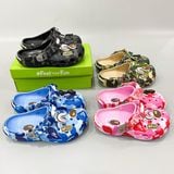  Dép sục Dinas Classic Bape Ape Camo quai sắt nam nữ 