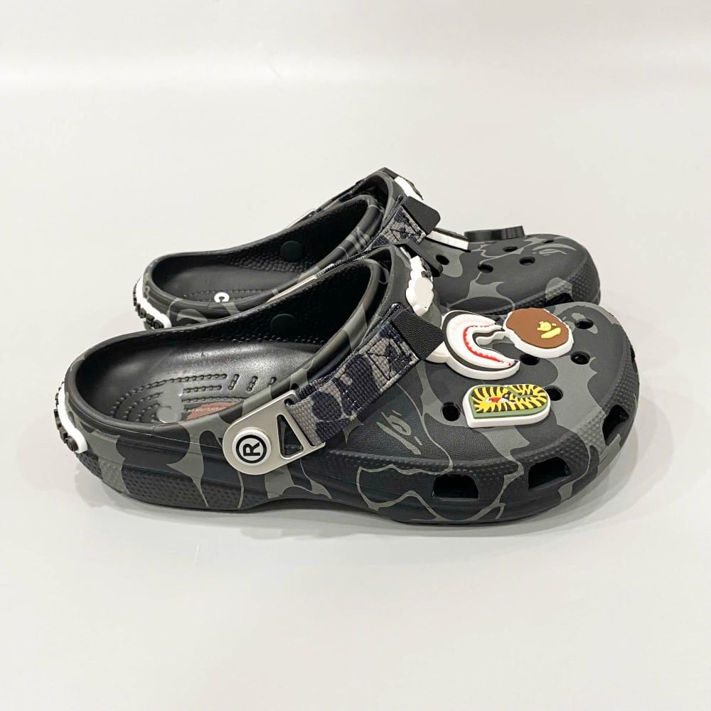  Dép sục Dinas Classic Bape Ape Camo quai sắt nam nữ 