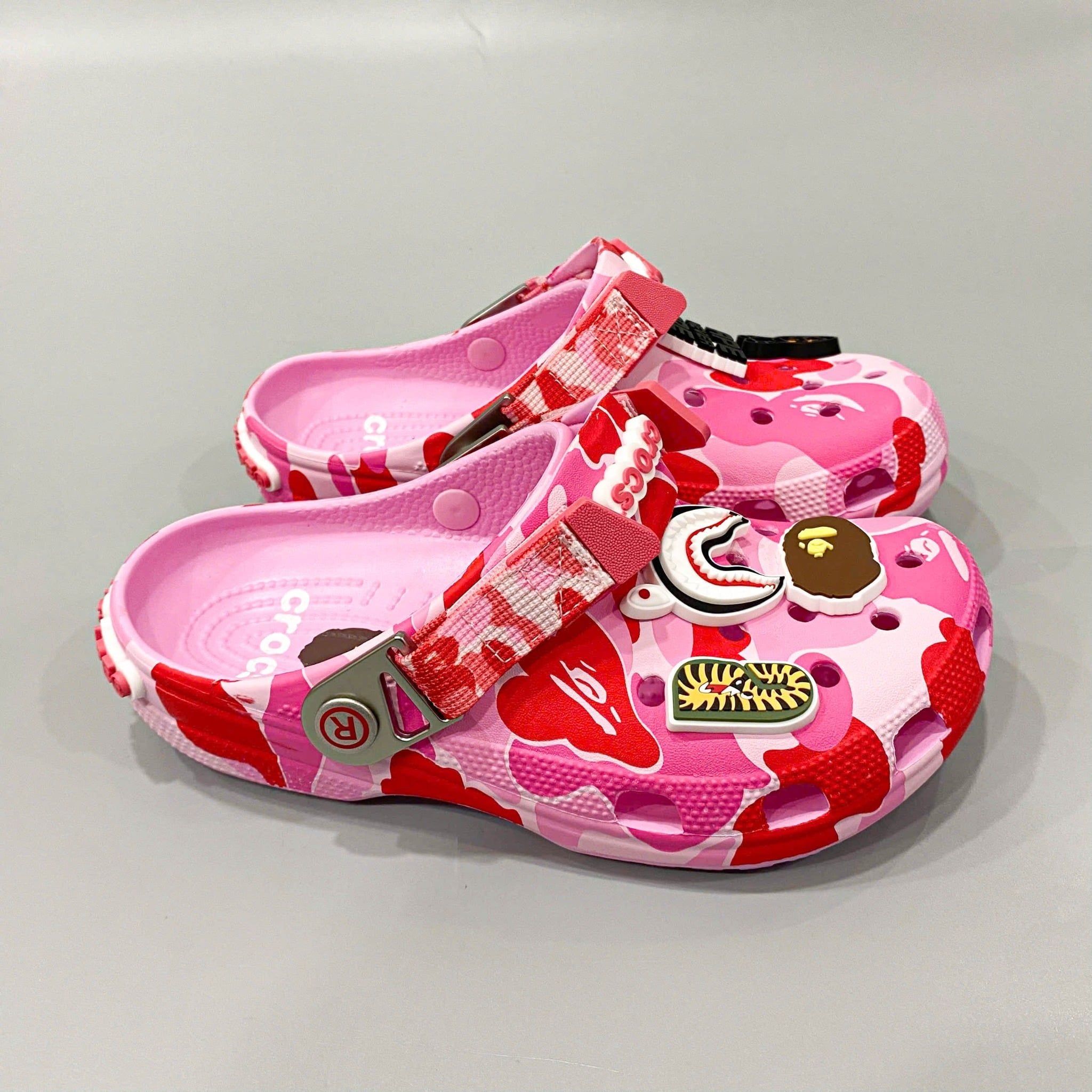  Dép sục Dinas Classic Bape Ape Camo quai sắt nam nữ 