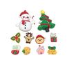  Set Jibbitz charms sticker 3D xịn noel, giáng sinh gắn dép 