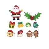  Set Jibbitz charms sticker 3D xịn noel, giáng sinh gắn dép 