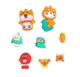  Set jibbitz charms sticker búp bê to nhỏ nhiều chủ đề gắn trang trí dép sục 