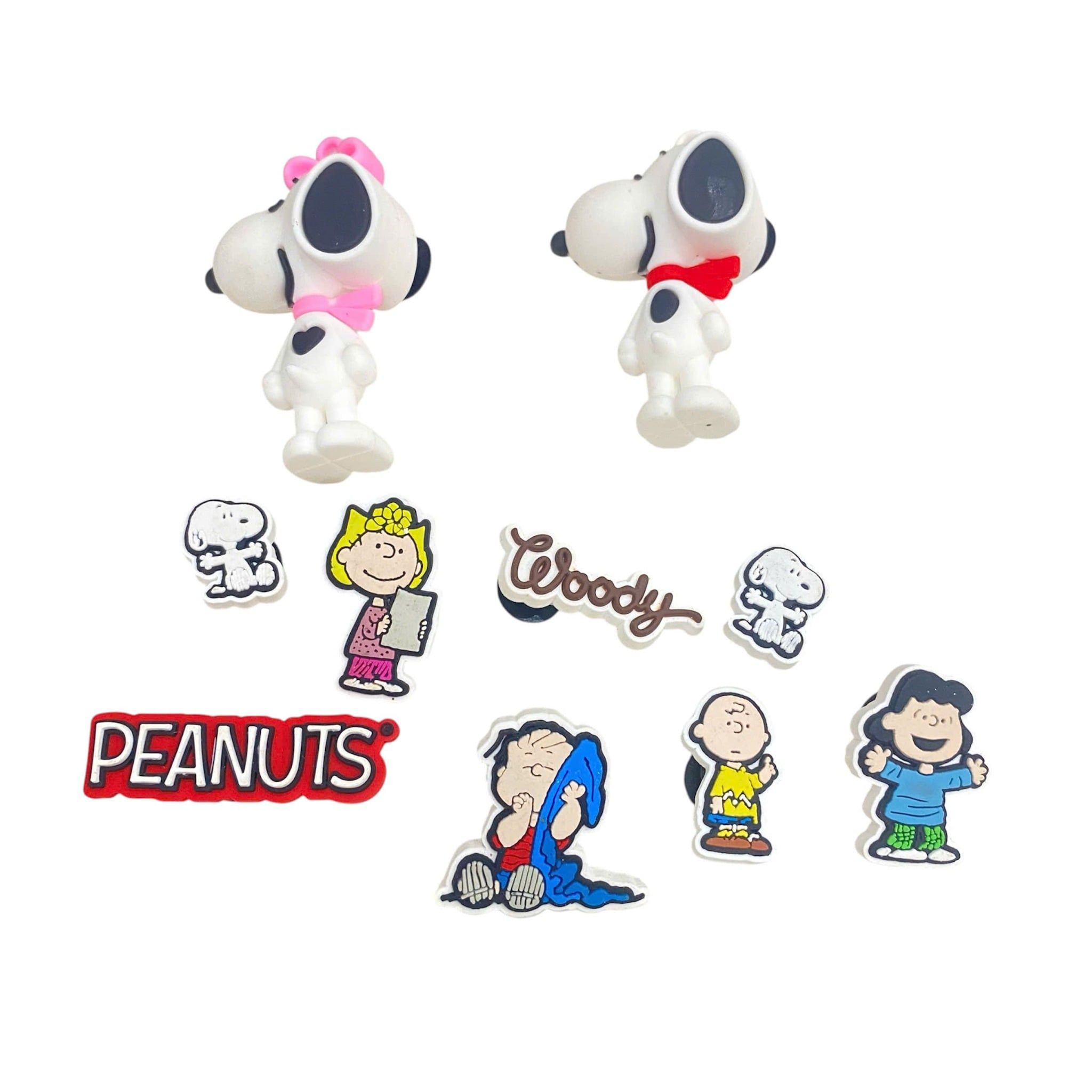  Set jibbitz charms sticker búp bê to nhỏ nhiều chủ đề gắn trang trí dép sục 
