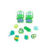  Set jibbitz charms sticker búp bê to nhỏ nhiều chủ đề gắn trang trí dép sục 