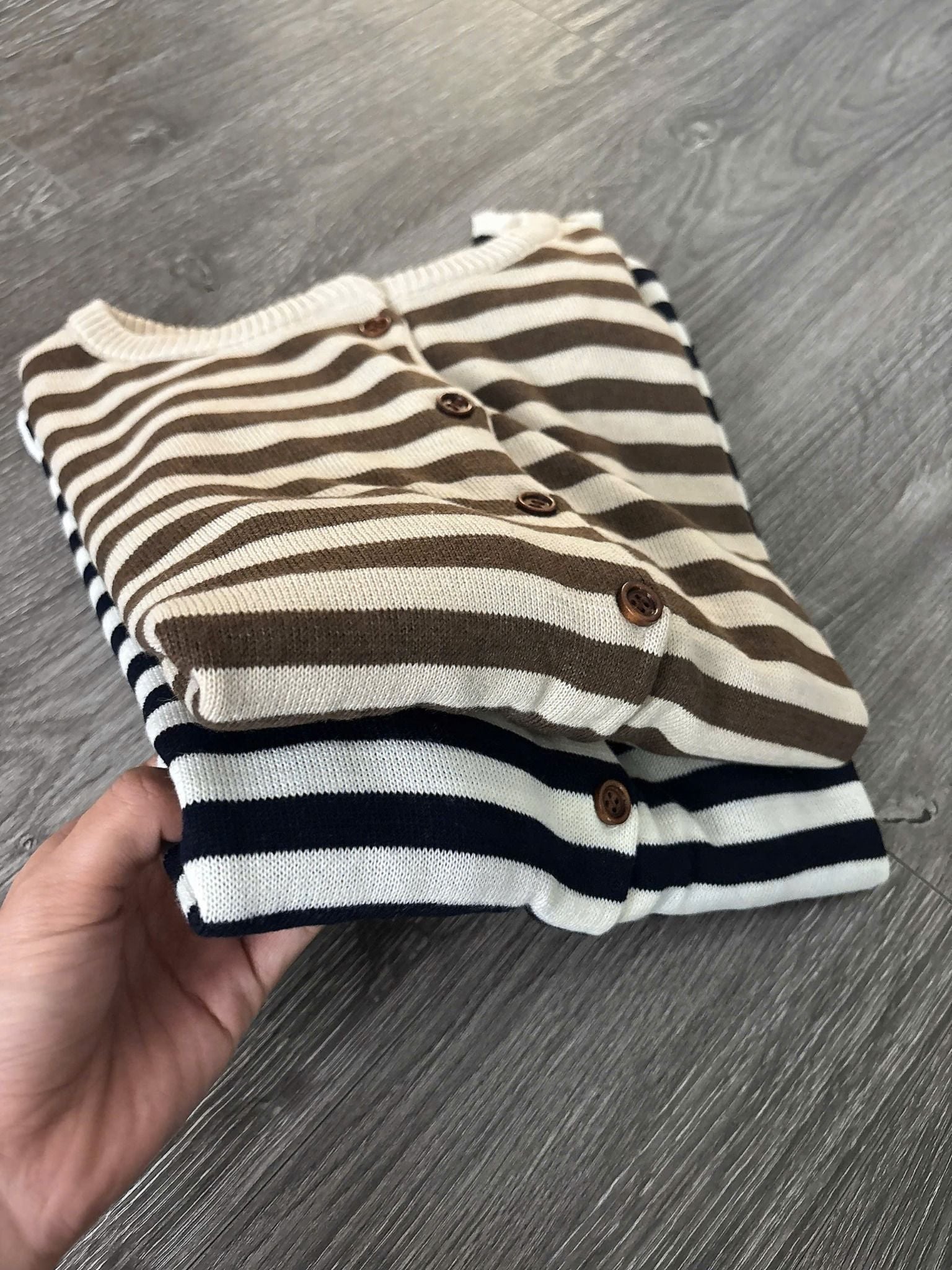  Áo len dệt kim cardigan nữ 