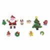  Set Jibbitz charms sticker 3D xịn noel, giáng sinh gắn dép 