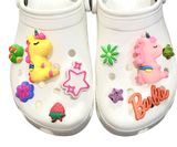  Set jibbitz charms sticker búp bê to nhỏ nhiều chủ đề gắn trang trí dép sục 