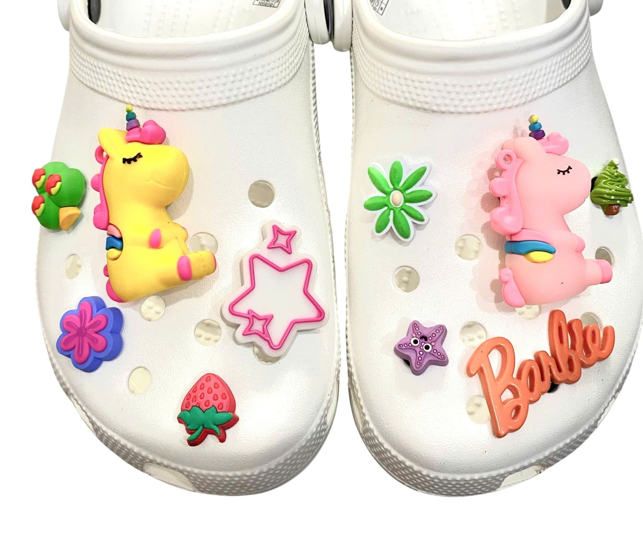  Set jibbitz charms sticker búp bê to nhỏ nhiều chủ đề gắn trang trí dép sục 