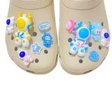  Set jibbitz charms sticker búp bê to nhỏ nhiều chủ đề gắn trang trí dép sục 