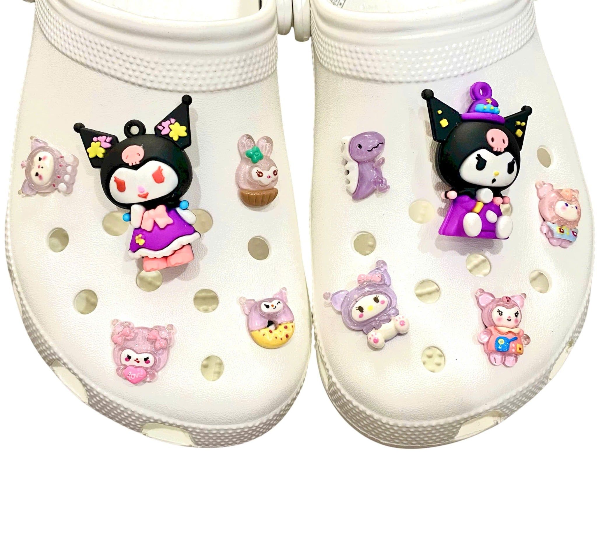  Jibbitz charms sticker con búp bê to gắn dép sục 