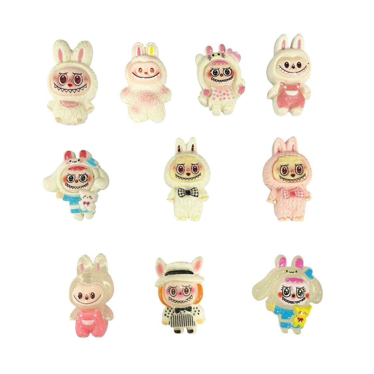  Set jibbitz charms sticker 3D nhựa cứng nhiều chủ đề dễ thương trang trí dép sục 