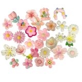  Set jibbitz charms sticker 3D nhựa cứng nhiều chủ đề dễ thương trang trí dép sục 