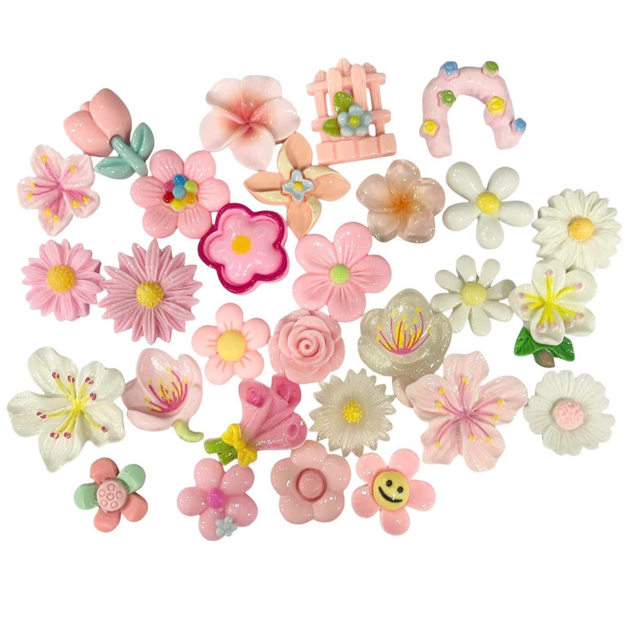  Set jibbitz charms sticker 3D nhựa cứng nhiều chủ đề dễ thương trang trí dép sục 