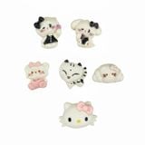  Set jibbitz charms sticker 3D nhựa cứng nhiều chủ đề dễ thương trang trí dép sục 