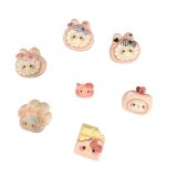  Set jibbitz charms sticker 3D nhựa cứng nhiều chủ đề dễ thương trang trí dép sục 