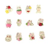  Set jibbitz charms sticker 3D nhựa cứng nhiều chủ đề dễ thương trang trí dép sục 