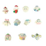  Set jibbitz charms sticker 3D nhựa cứng nhiều chủ đề dễ thương trang trí dép sục 
