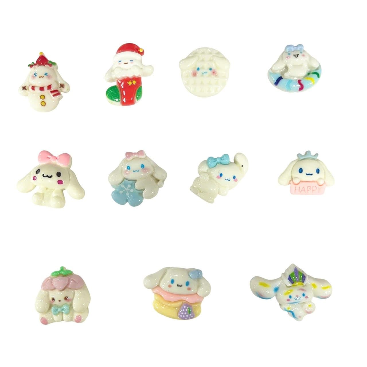  Set jibbitz charms sticker 3D nhựa cứng nhiều chủ đề dễ thương trang trí dép sục 