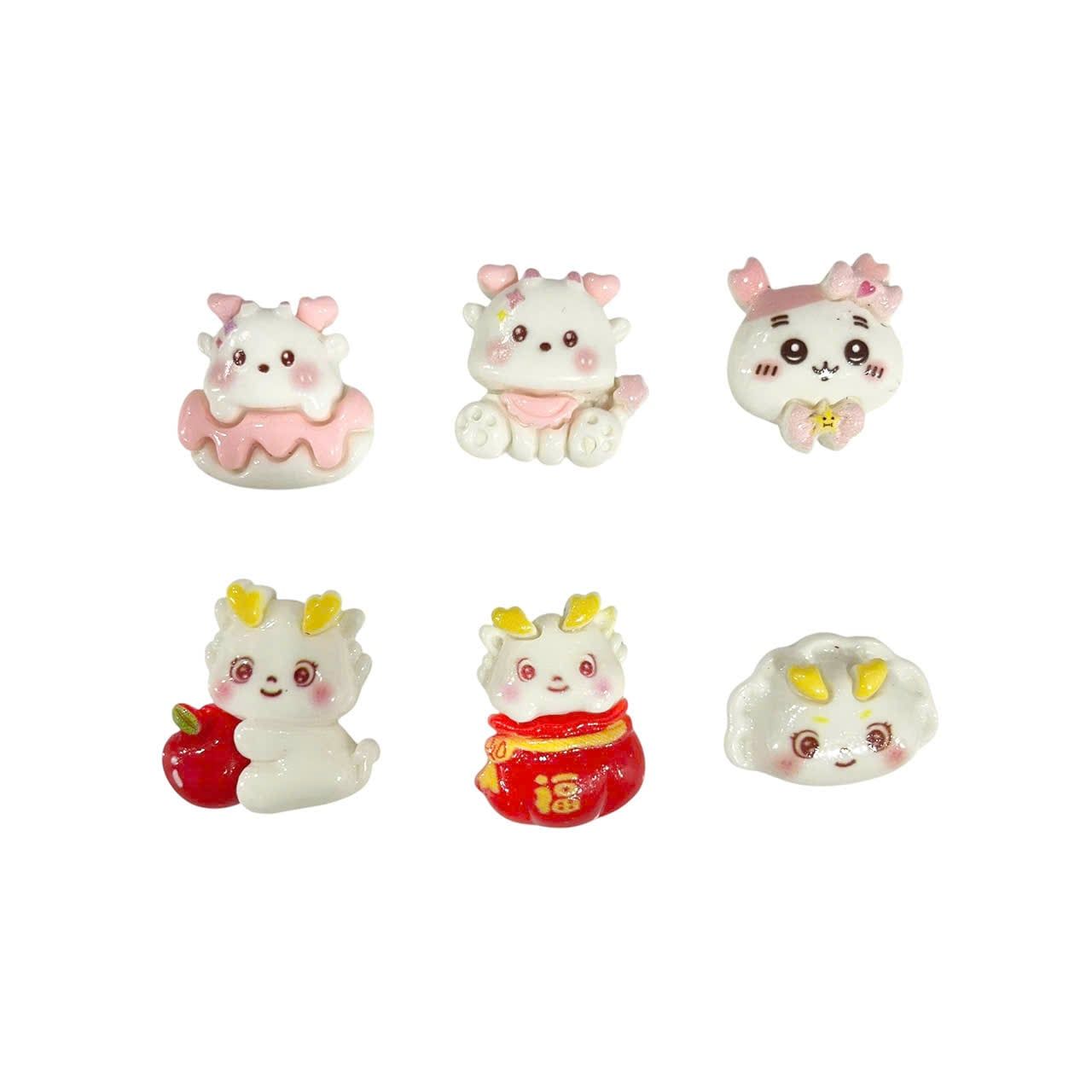  Set jibbitz charms sticker 3D nhựa cứng nhiều chủ đề dễ thương trang trí dép sục 