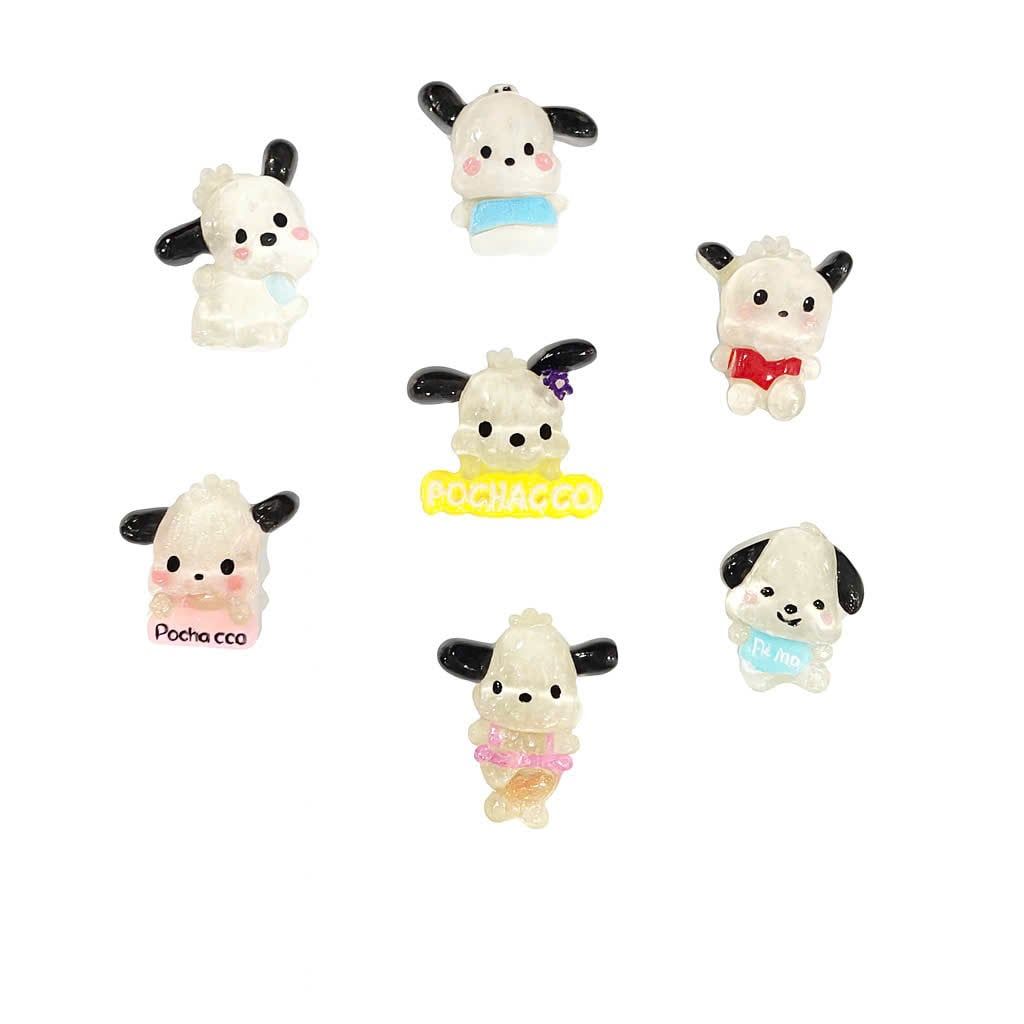  Set jibbitz charms sticker 3D nhựa cứng nhiều chủ đề dễ thương trang trí dép sục 