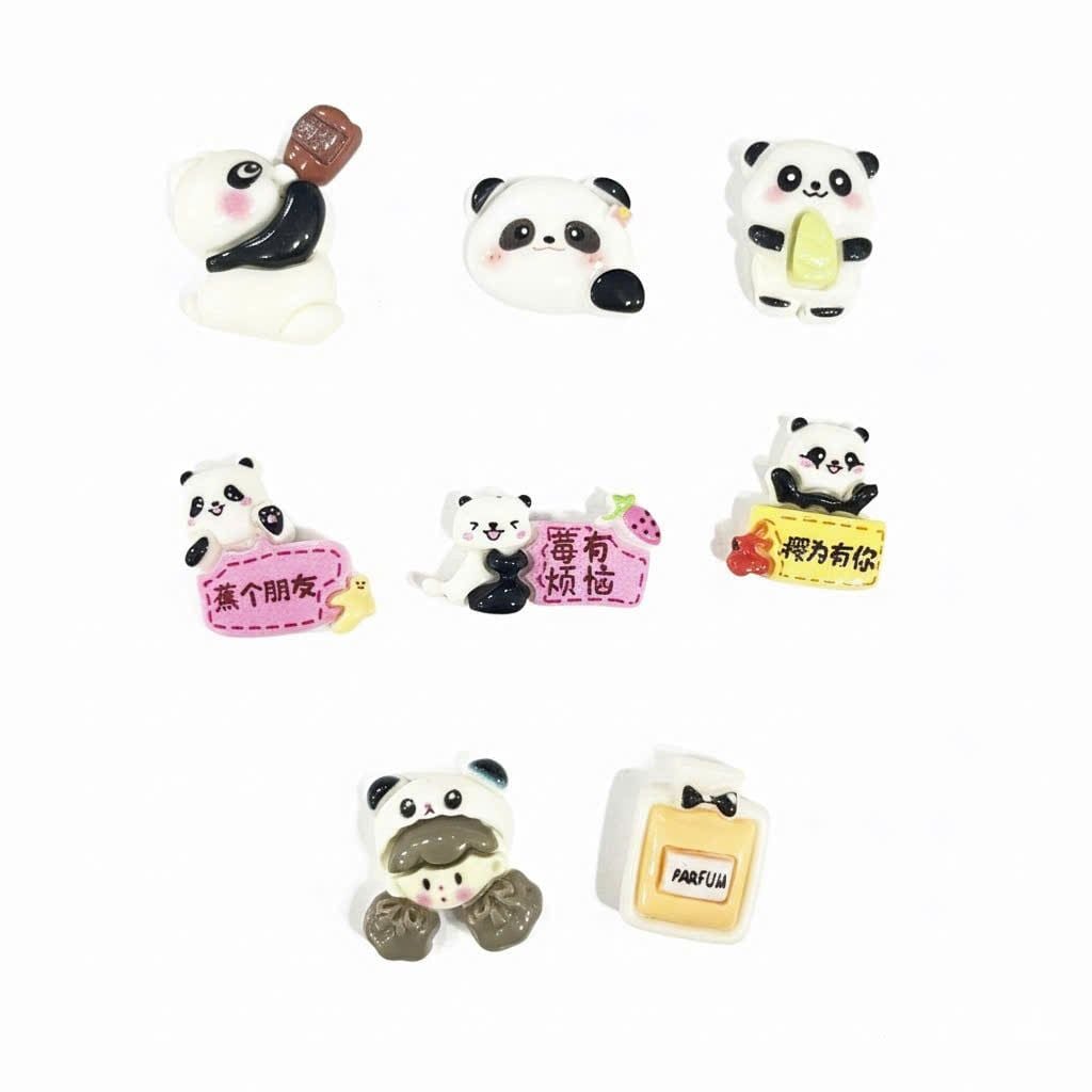  Set jibbitz charms sticker 3D nhựa cứng nhiều chủ đề dễ thương trang trí dép sục 