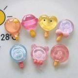  Jibbitz 3D nhỏ trong suốt nhiều màu dễ thương 