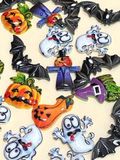  Jibbitz charms halloween 3D cứng gắn dép 
