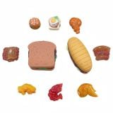  Set jibbitz charms đồ ăn bánh hamburger, bánh ngọt, rau củ gắn dép cute nhí nhảnh 