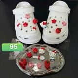  Set jibbitz charms sticker cute nhí nhảnh đa dạng gắn dép sục 