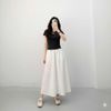  Áo thun cotton đen nữ 