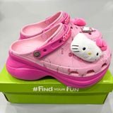  Dép sục Dinas Classic Nữ Hồng Bae Cao 7 phân Hello Kitty 