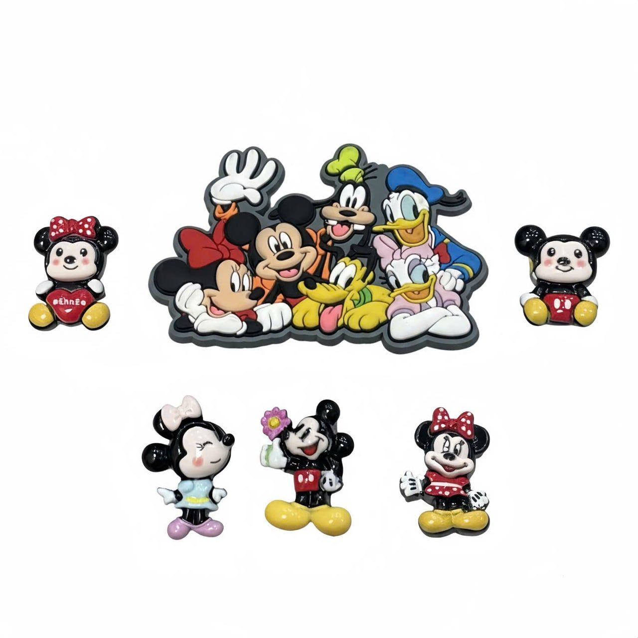 Jibbitz charm sticker Mickey & Friends gắn dép sục 