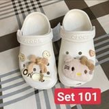  Set jibbitz charms sticker cute nhí nhảnh đa dạng gắn dép sục 