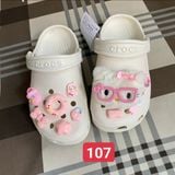  Set jibbitz charms sticker cute nhí nhảnh đa dạng gắn dép sục 