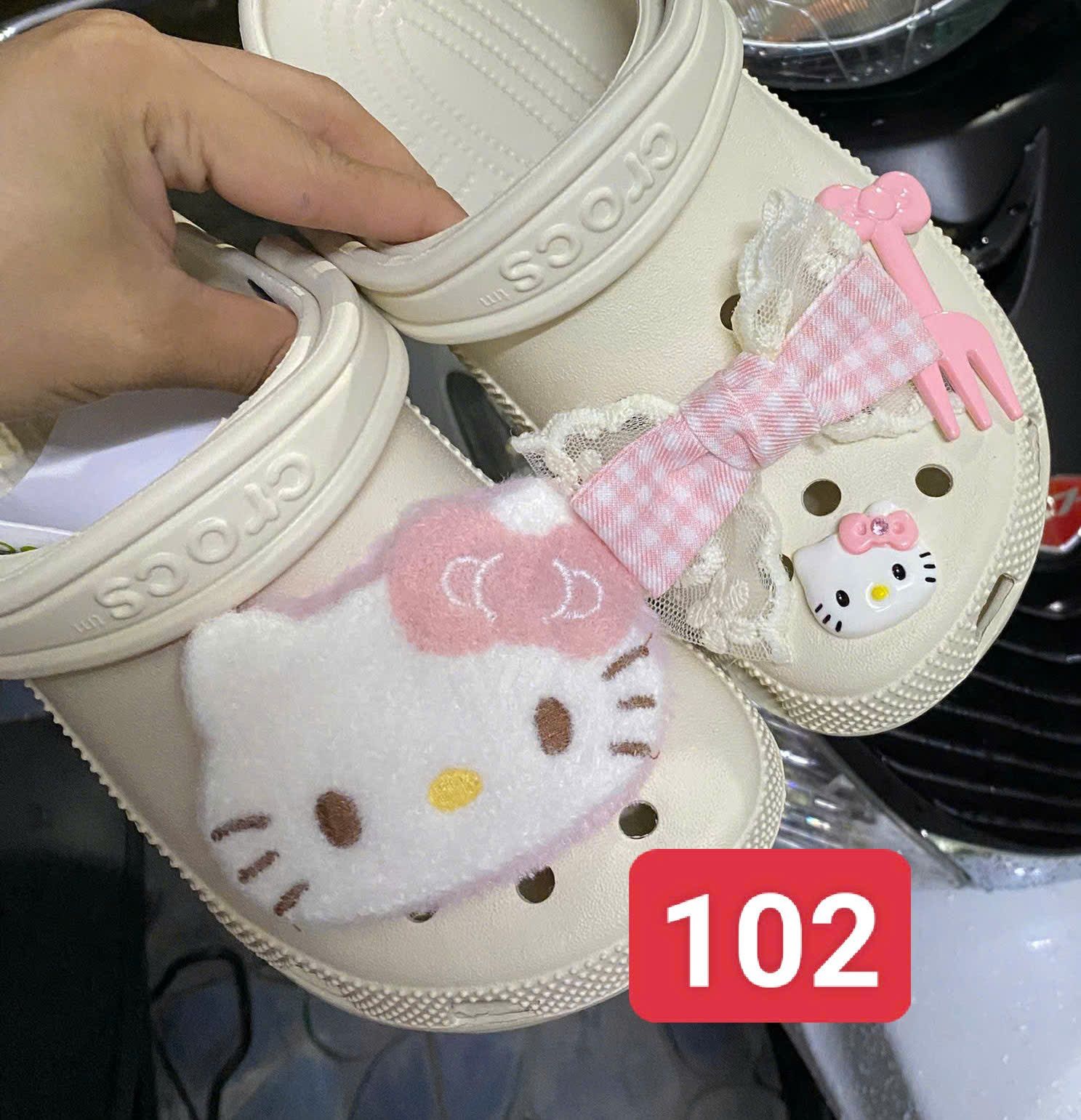  Set jibbitz charms sticker cute nhí nhảnh đa dạng gắn dép sục 