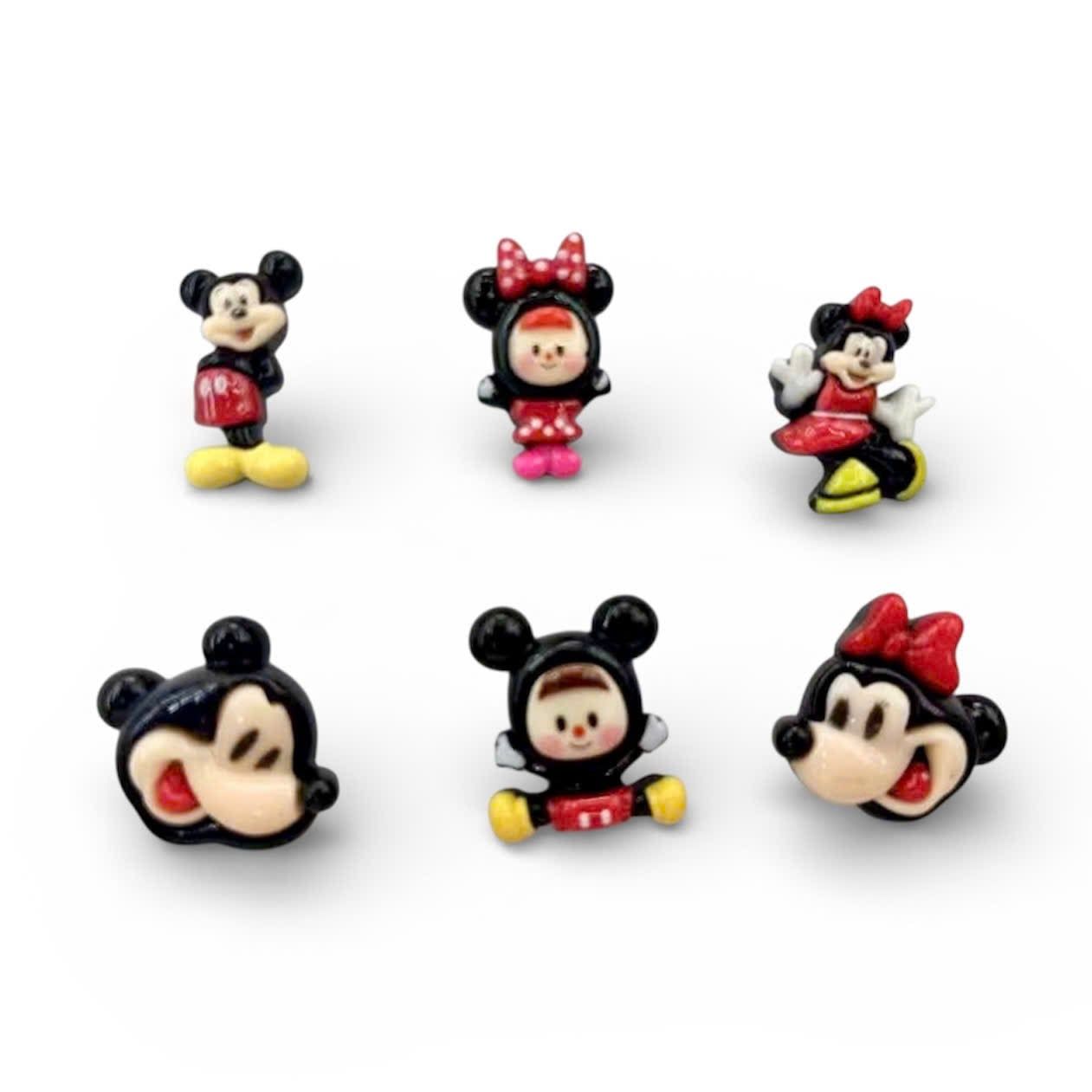  Jibbitz charm sticker Mickey & Friends gắn dép sục 