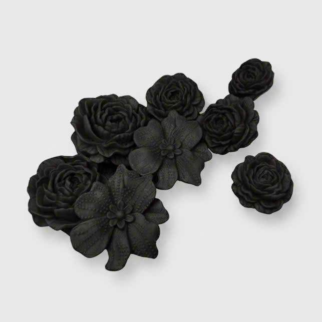  Set charm jibbitz hoa trà gắn dép Dinas 