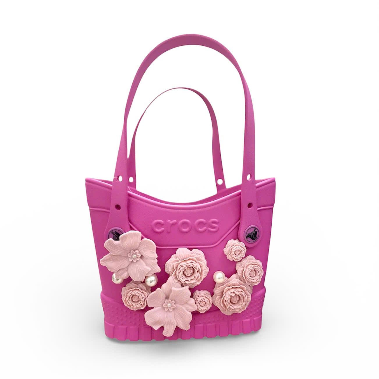  Set charm jibbitz hoa trà gắn dép Dinas 